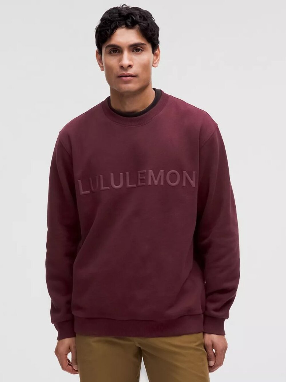 Lululemon Steady State Crew Graphic Fleece Sweatshirt
